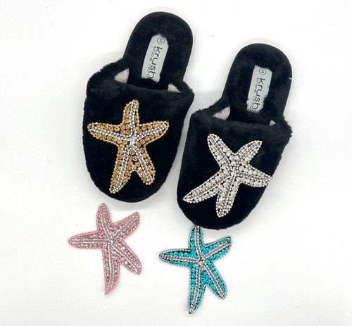 Delicate starfish embroidery - delicate,