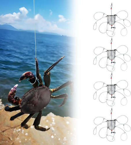 4pcs stainless steel crab - 4pcs,