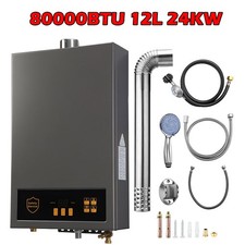 80000BTU 12L 24KW Tankless Gas
