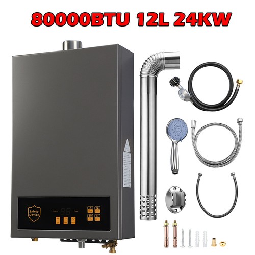 80000btu 12l 24kw tankless gas - 80000btu,
