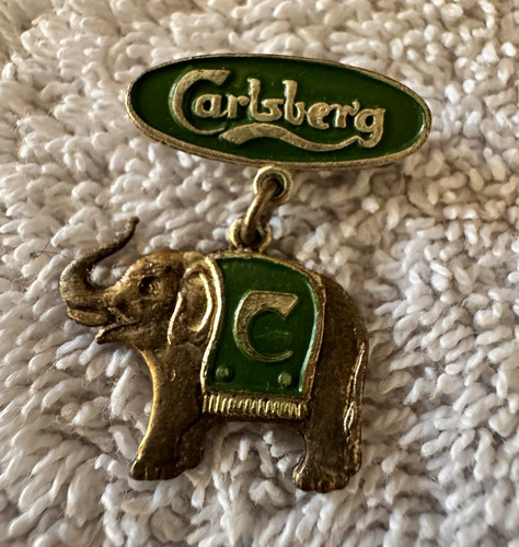 Carlsberg elephant enamel pin - elephant,