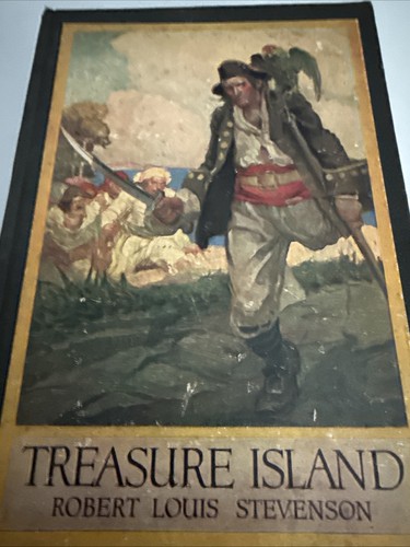 Treasure island book - book, l