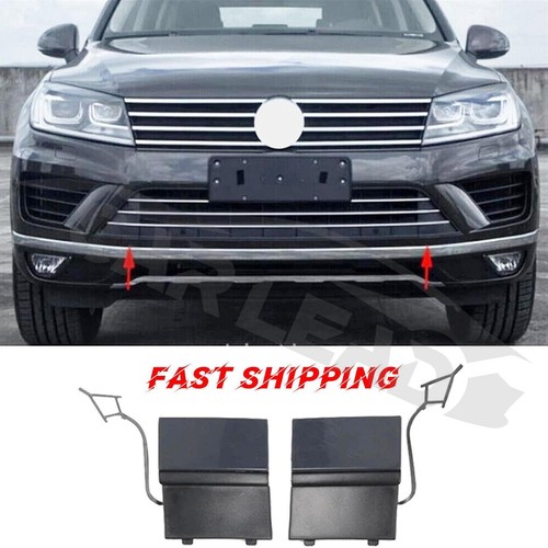 1set front bumper cap tow - front,
