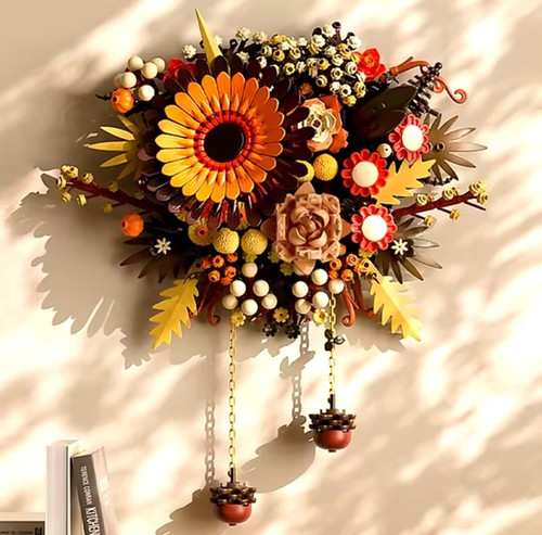 Lego fall flowers wall decor - wall,