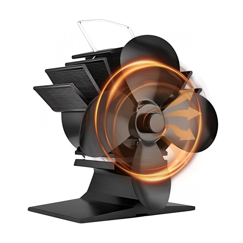Stove fan for wood burners - wood, &