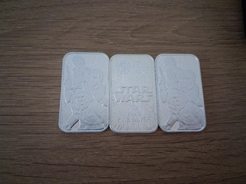 1oz silver bar star wars - silver,