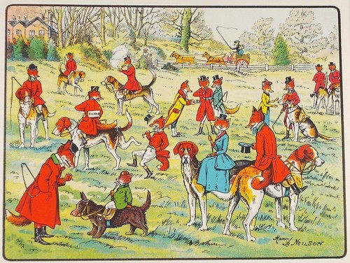 Old vintage print comic - print,