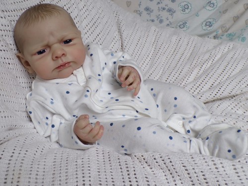 Reborn baby boy doll kobi - doll, ~