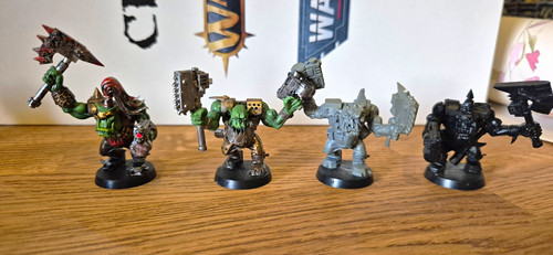 Warhammer 40k ork nobz - 4x,