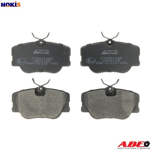 Brake pad set disc - set,