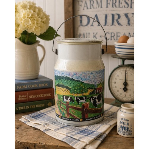 Vintage chupa chups milk can - chupa,