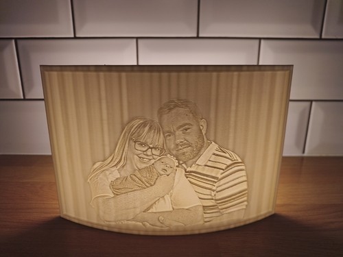 Custom printed lithophane - 3d,