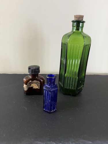 Vintage bottle collection - bottle,