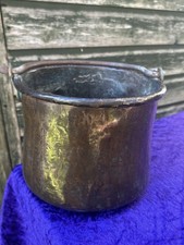 Vintage Copper Cauldron Medium