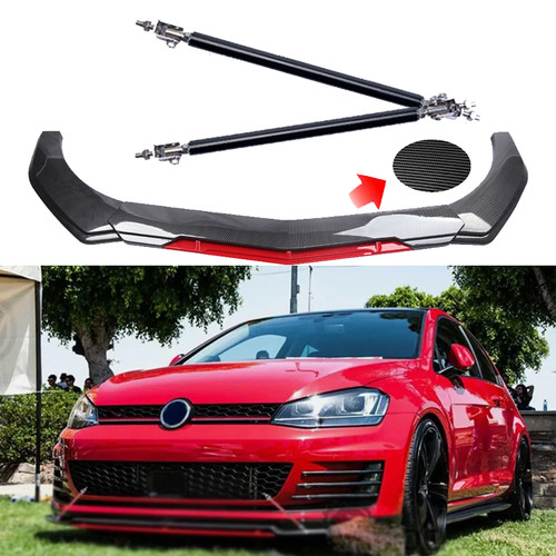 Front bumper lip spoiler - lip,