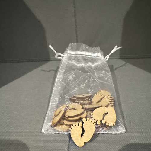Baby feet mdf - mdf, craft