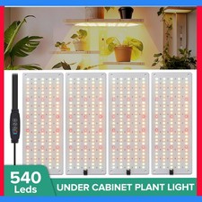 Full Spectrum LED Grow Light With 3/9/12H Timer Under Cabinet Plant Growing Lamp