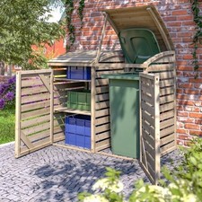 Rowlinson Wooden Wheelie Bin &