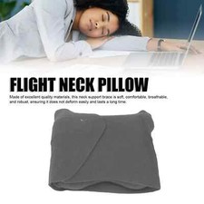 Portable Gray Neck Support Brace for Travel & Home – Soft, Comfortable Design