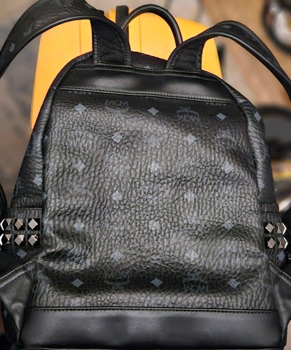 Mcm backpack side studs - mcm,
