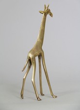 Vintage African Brass Giraffe