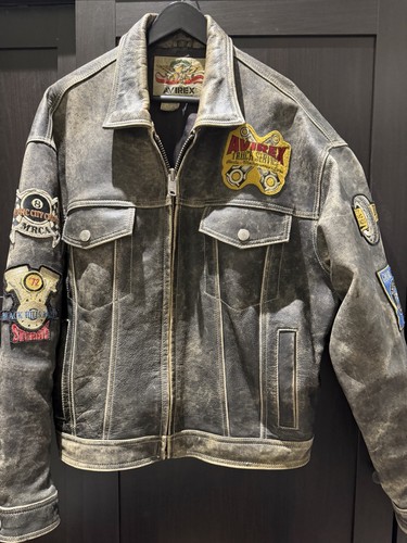 Rare vintage avirex leather - avirex,