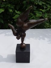 Statue Damsel Naked Sexy Modern Style Bronze Sculpture