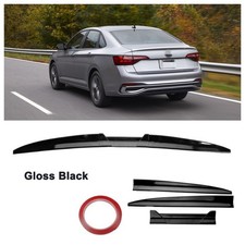 For VW Bora Saloon MK1 1J2 GLOSS BLACK REAR BOOT TRUNK LIP SPOILER PU Rubber UK