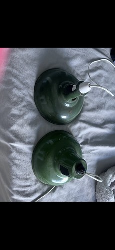 Pair vintage green - pair,