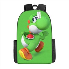 Anime Super Mario Backpack Cartoon Yoshi Dinosaur School Bag Travel Shoulder Bag