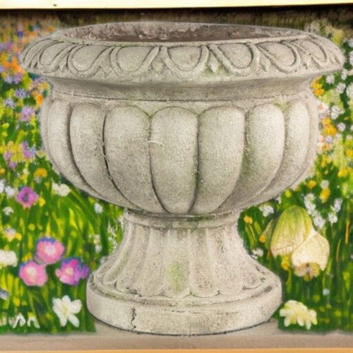 Large garden urn - large, 32cm