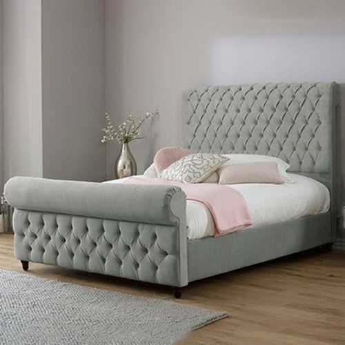 New chesterfield sleigh bed - chesterfield,