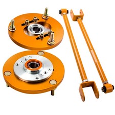 Adjustable Rear Camber Control Arms + Camber Plate For BMW E36 3 Series