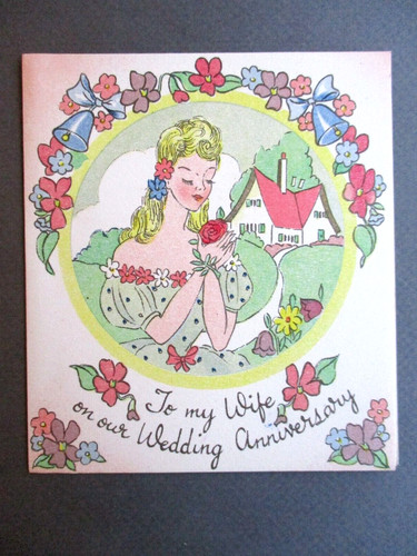 Vintage wedding anniversary - vintage,