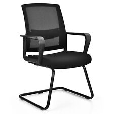 Modern Meeting Chair Waiting Room Guest Chair Mid Mesh Back Reception Chair