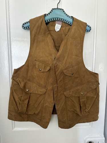 Filson tin cloth hunting vest - filson,