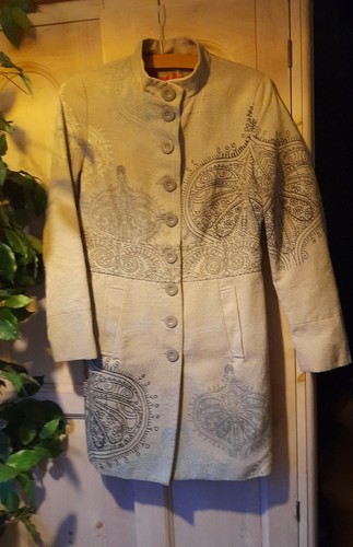 Unique desigual coat tapestry - coat,