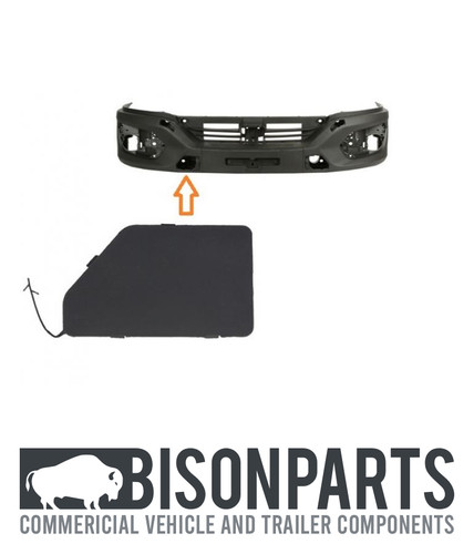 Black front bumper blank - +black,