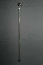 Brass Skull Head Stainless Steel Gear Tactical Walking Stick Cane Camping