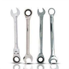 Ratchet Spanner Combination Fixed & Flexi 8 - 32mm Different Sizes Tool Wrench