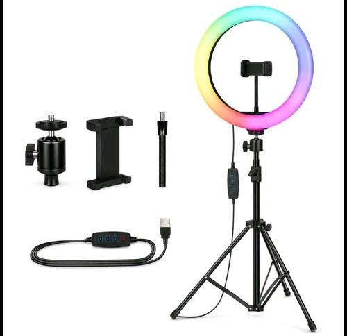 Rgb led ring - with, phone