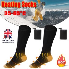 Electric Heated Socks Rechargeable 5V 5000mAh Battery Unisex Winter Foot Warmer