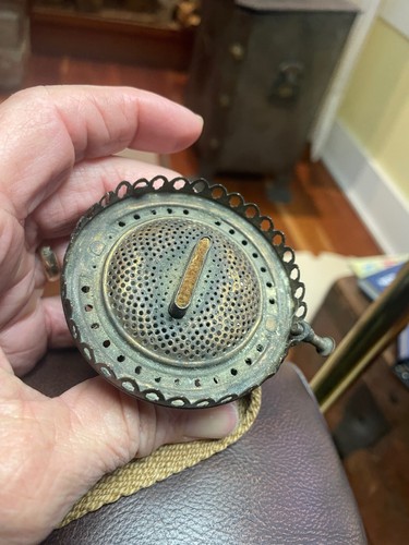 Antique brass lip - chimney,