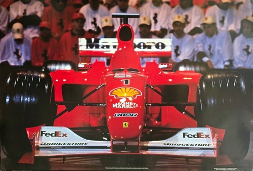Poster car ferrari f2001 - f2001, f1