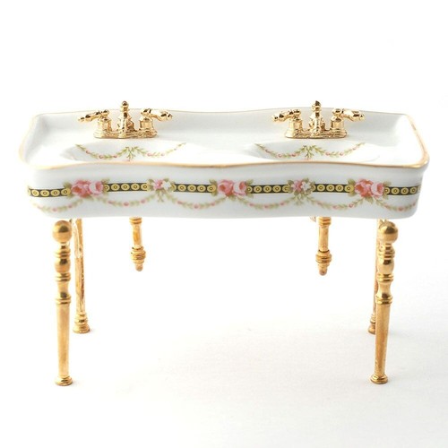 Dolls house porcelain sink - dolls,