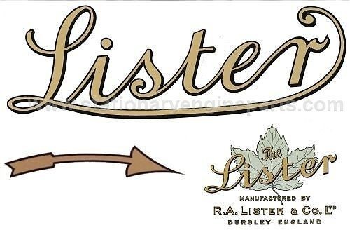 Lister stationary engine - stationary, maple