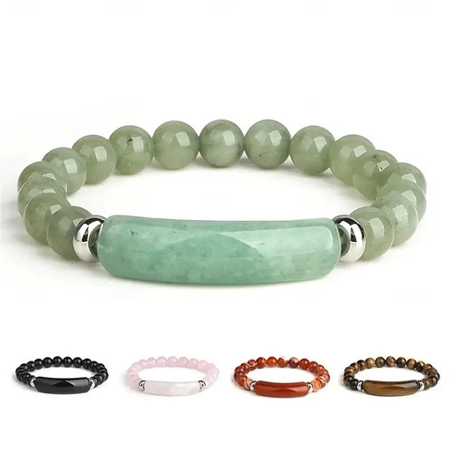 Handmade stone beaded healing - stone,