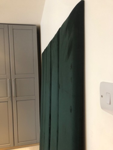 Velvet upholstered wall panels - velvet,