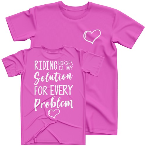 Horse riding kids shirt - riding,