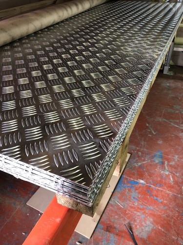 Aluminium tread plate chequer - plate,